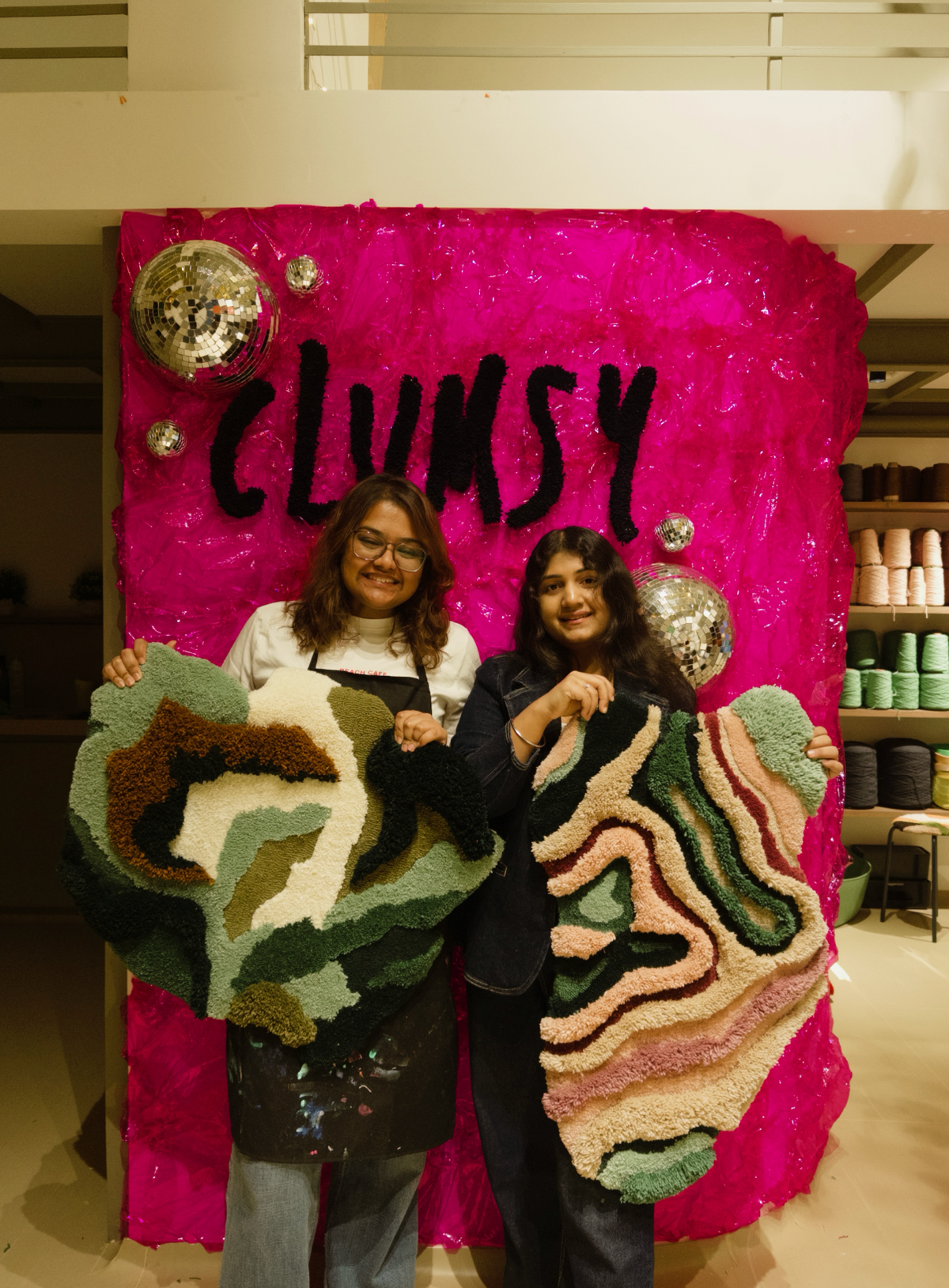 Happy groups, finished rugs, and the best end-of-workshop photos.