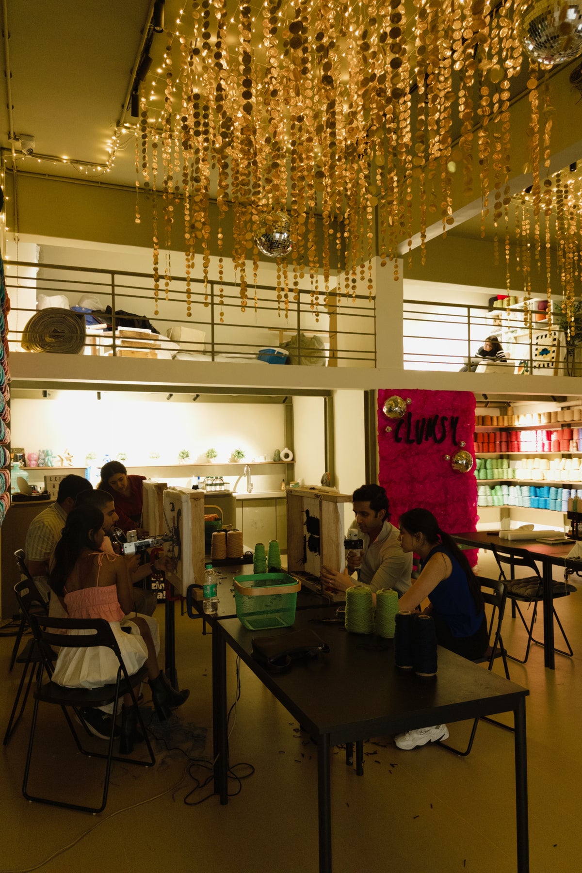 Tables, tools, and the kind of happy workshop buzz you can feel.
