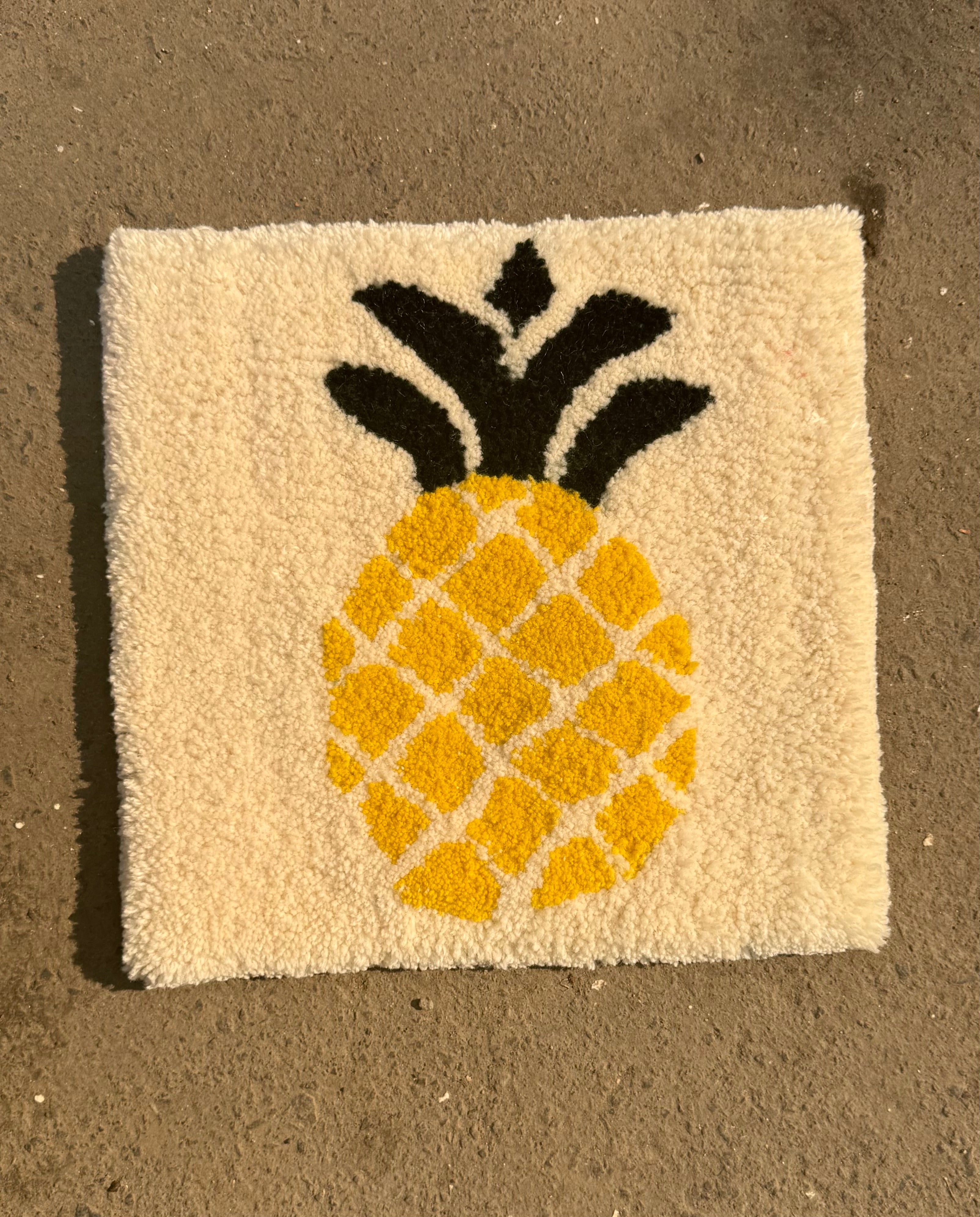 Tufted Pineapple Rug by The Clumsy Studio